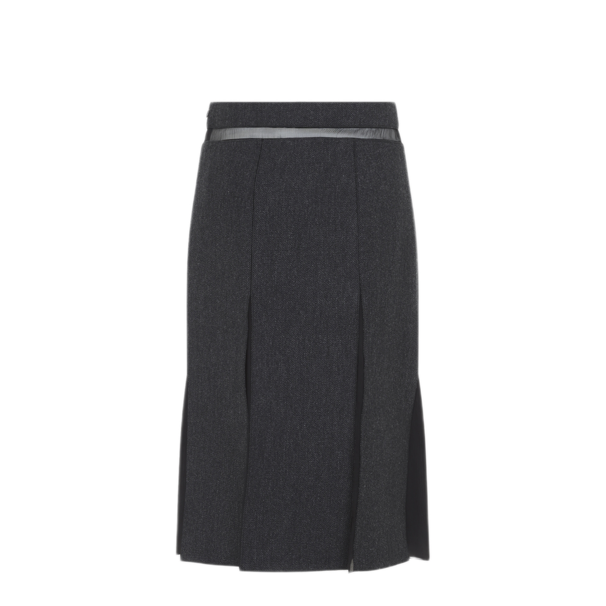 MAYFEYR - Prada - Ardesia Wool Midi Skirt - P10B0SOOO11H4F0480