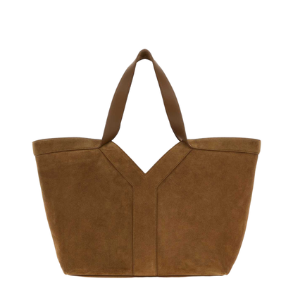 MAYFEYR - Saint Laurent - Camel Suede Shopping Bag - 835274C0X0W2916