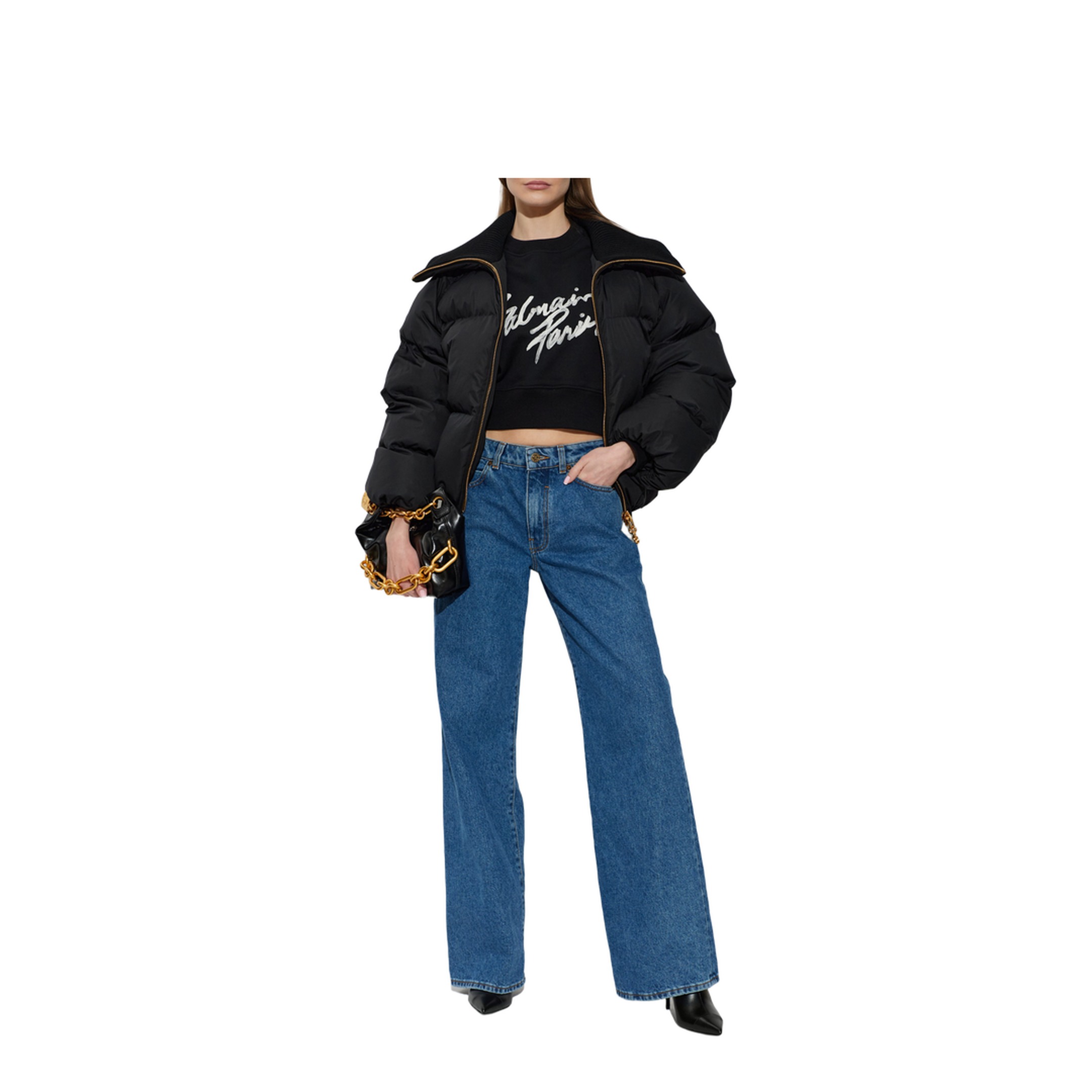 Cropped Oversized Padded Jacket