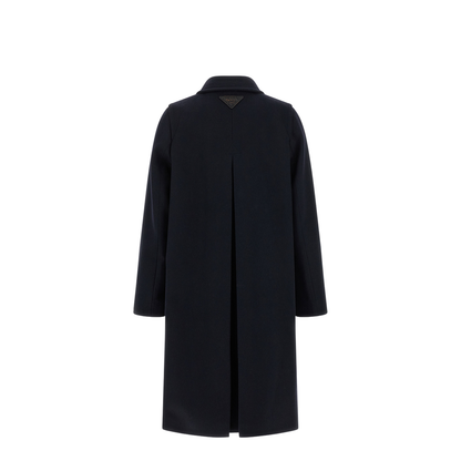 Midnight Blue Wool Coat