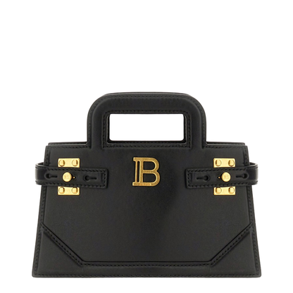 Top Handle Bag in Calfskin Black
