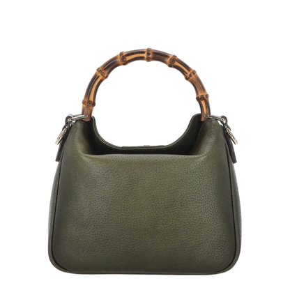 Diana Small Shoulder Bag in Gradient Green Leather