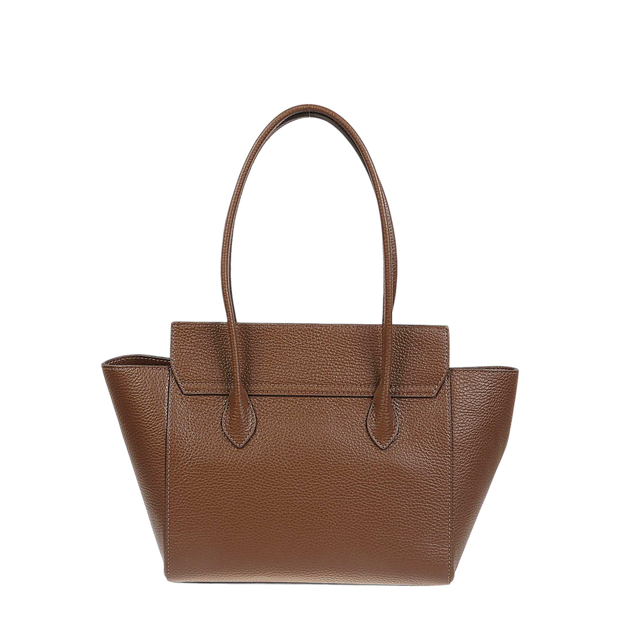 MAYFEYR - ROUNN - Felice Flap Brown Tote Bag - FELICEFLAP26PECAN