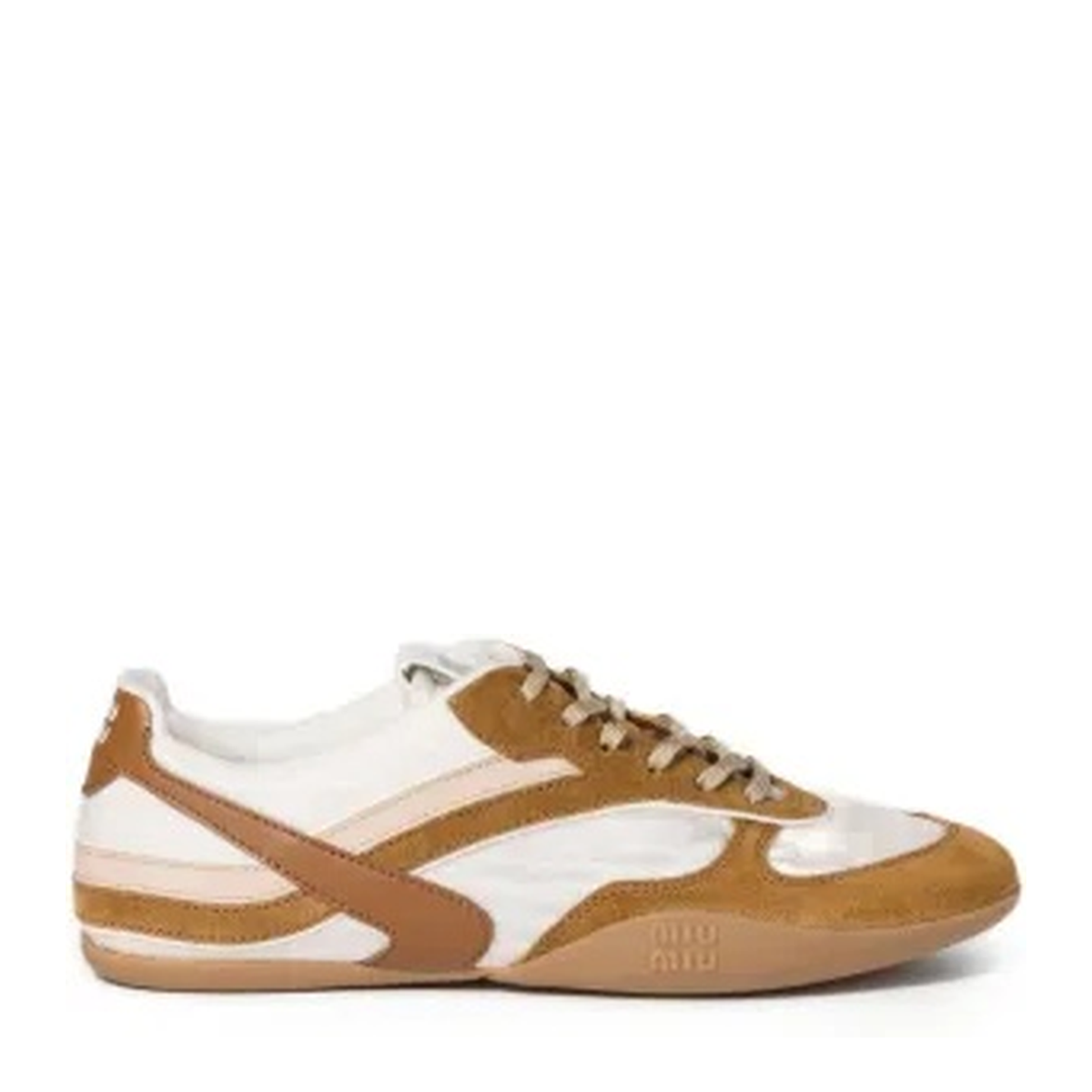 MAYFEYR - Miu Miu - Two-Tone Tech Fabric And Suede Gymnasium Sneakers - 5E428EFA00571LF0TBK