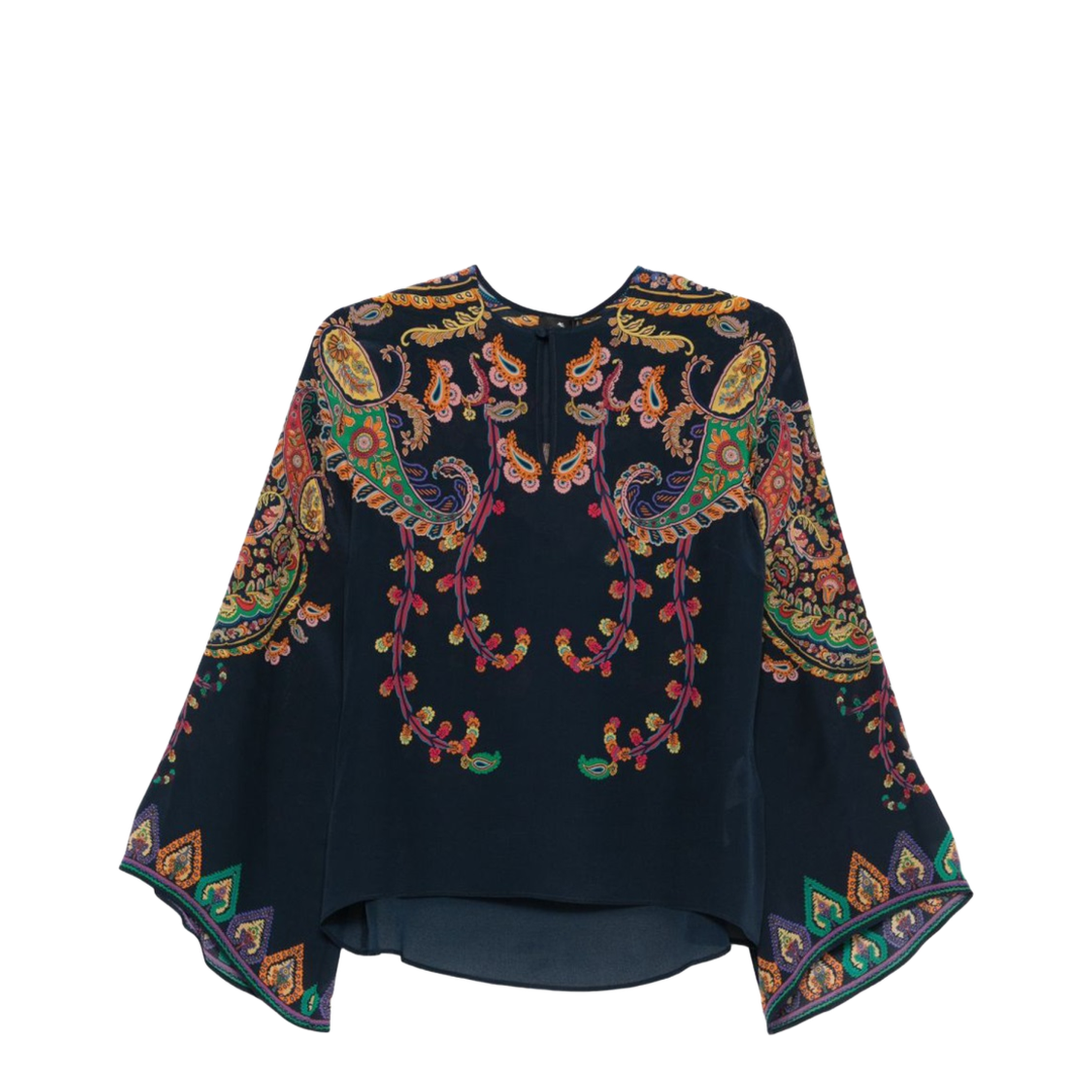 Floral Paisley Print Blouse