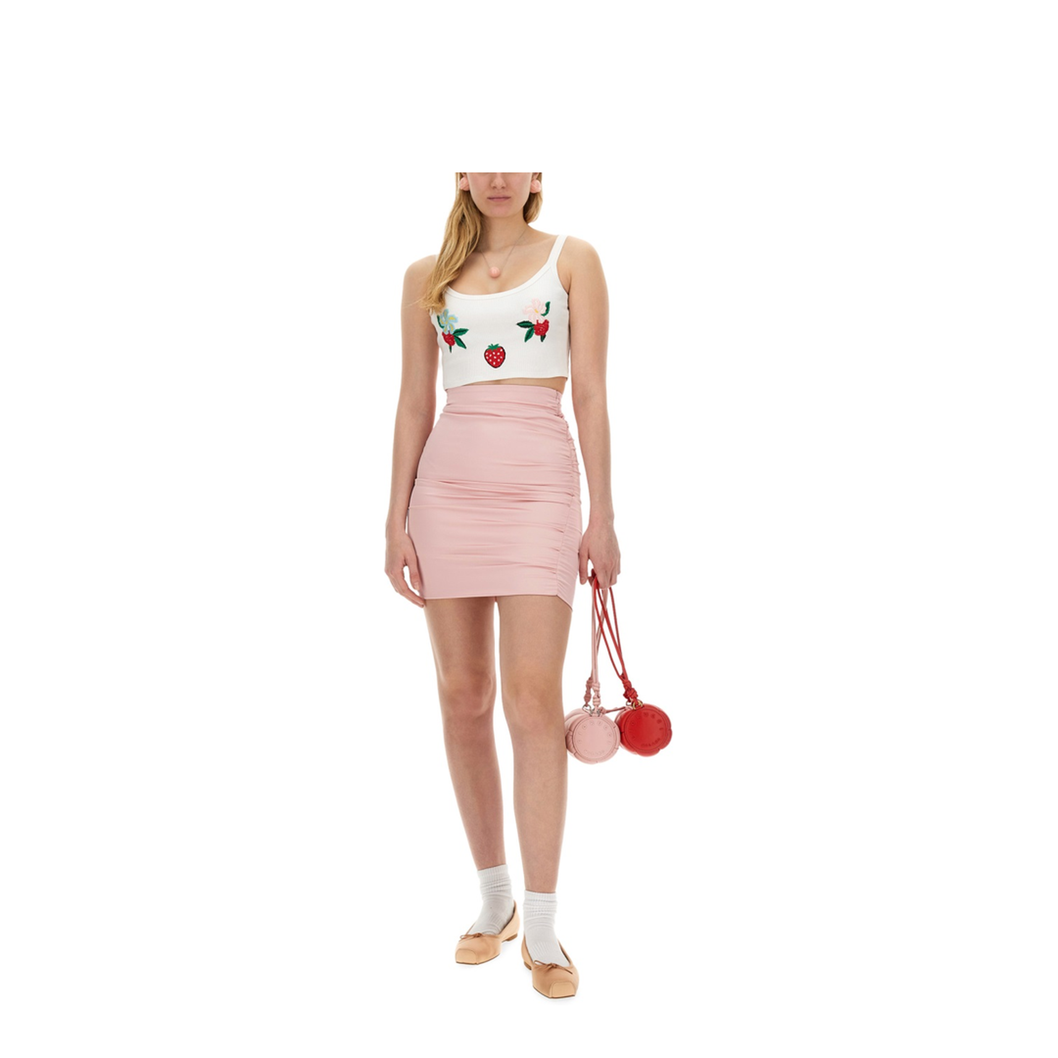 MAYFEYR - FIORUCCI - Mini Mella Bag - U01FPABA002LE04PN02BABYPINK