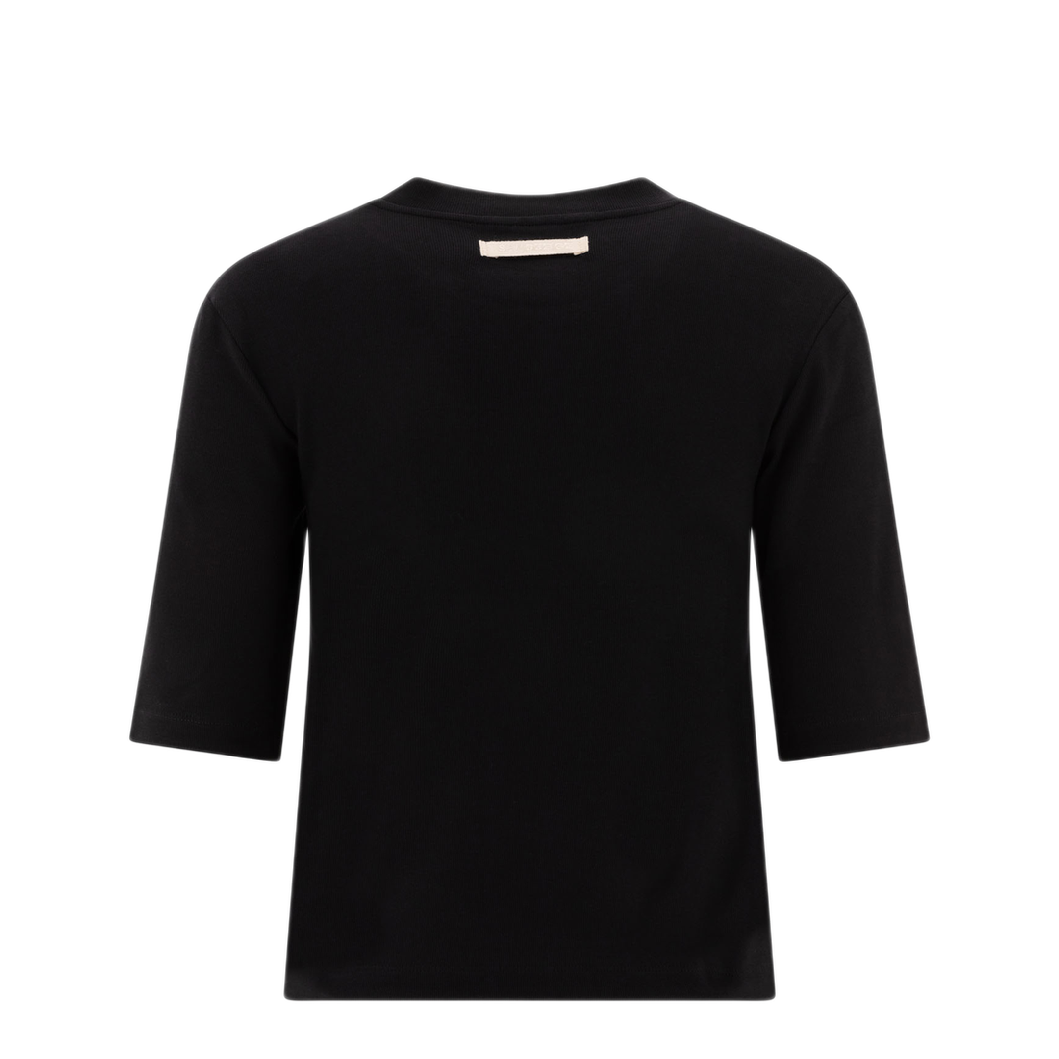 MAYFEYR - Sandbeige - Cotton Crewneck T Shirt - SBB2TS12ACBLACK