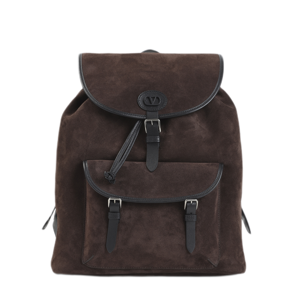Antibes Suede Backpack - Ebony