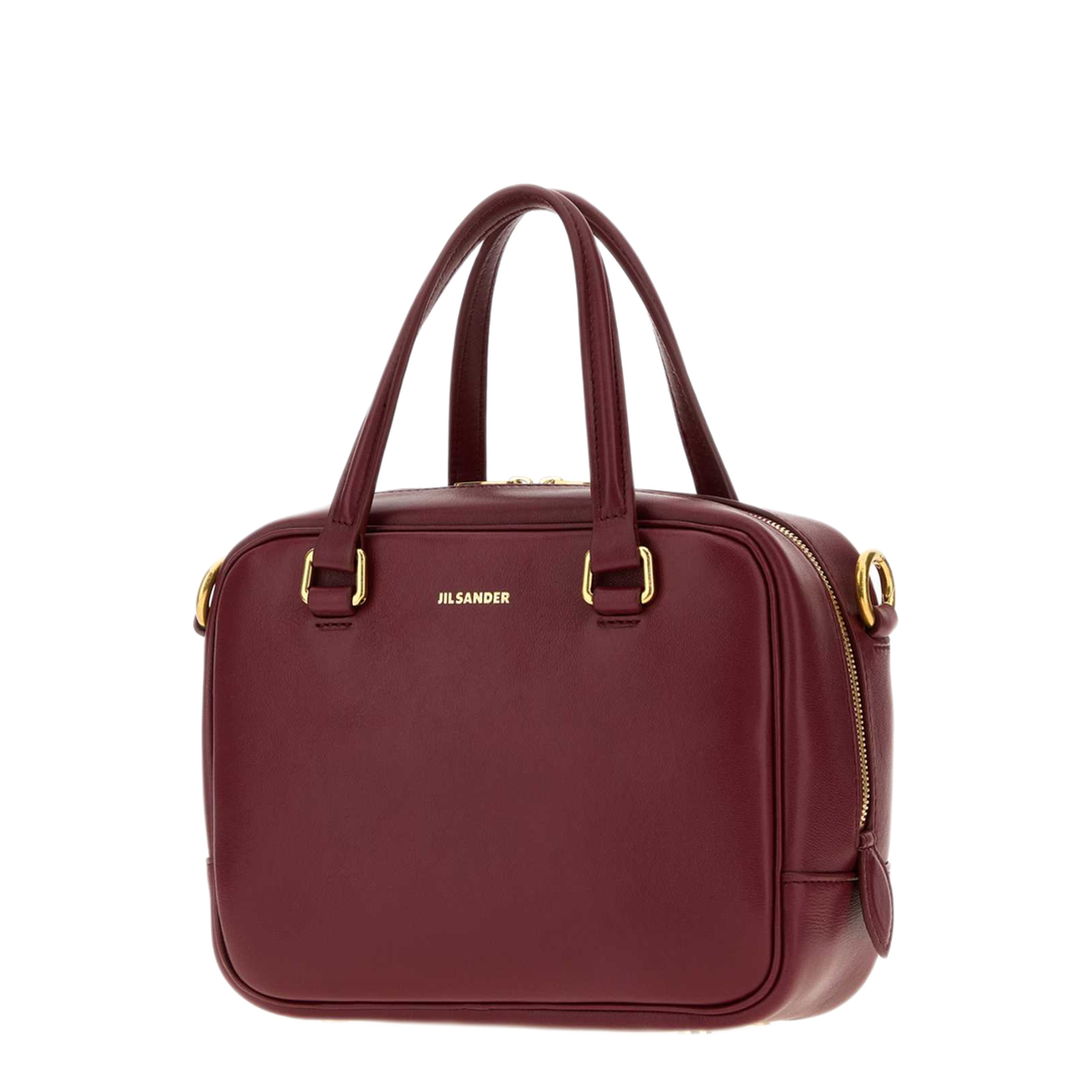 MAYFEYR - Jil Sander - Burgundy Leather Small Vision Handbag - J07WD0117P9079611