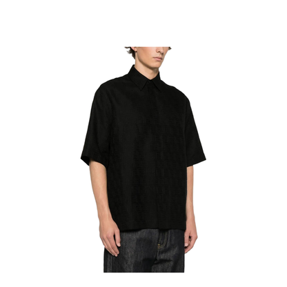 MAYFEYR - Fendi - Linen Ff Jacquard Oversize Shirt - FS1317AU6Y