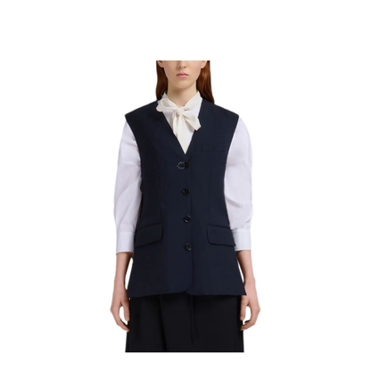 MAYFEYR - Marni - Wool Waistcoat With Side Slits - GLMA0096SUTW83900B99