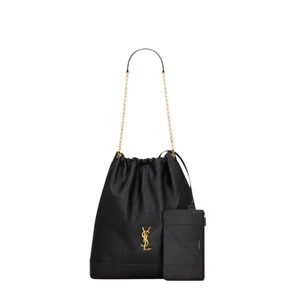 Jamie Large Nappa Bucket Bags - Black