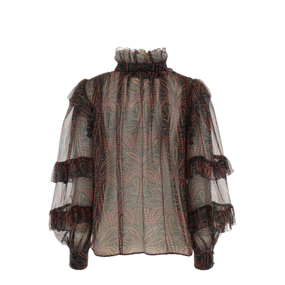 Printed Crepe Blouse