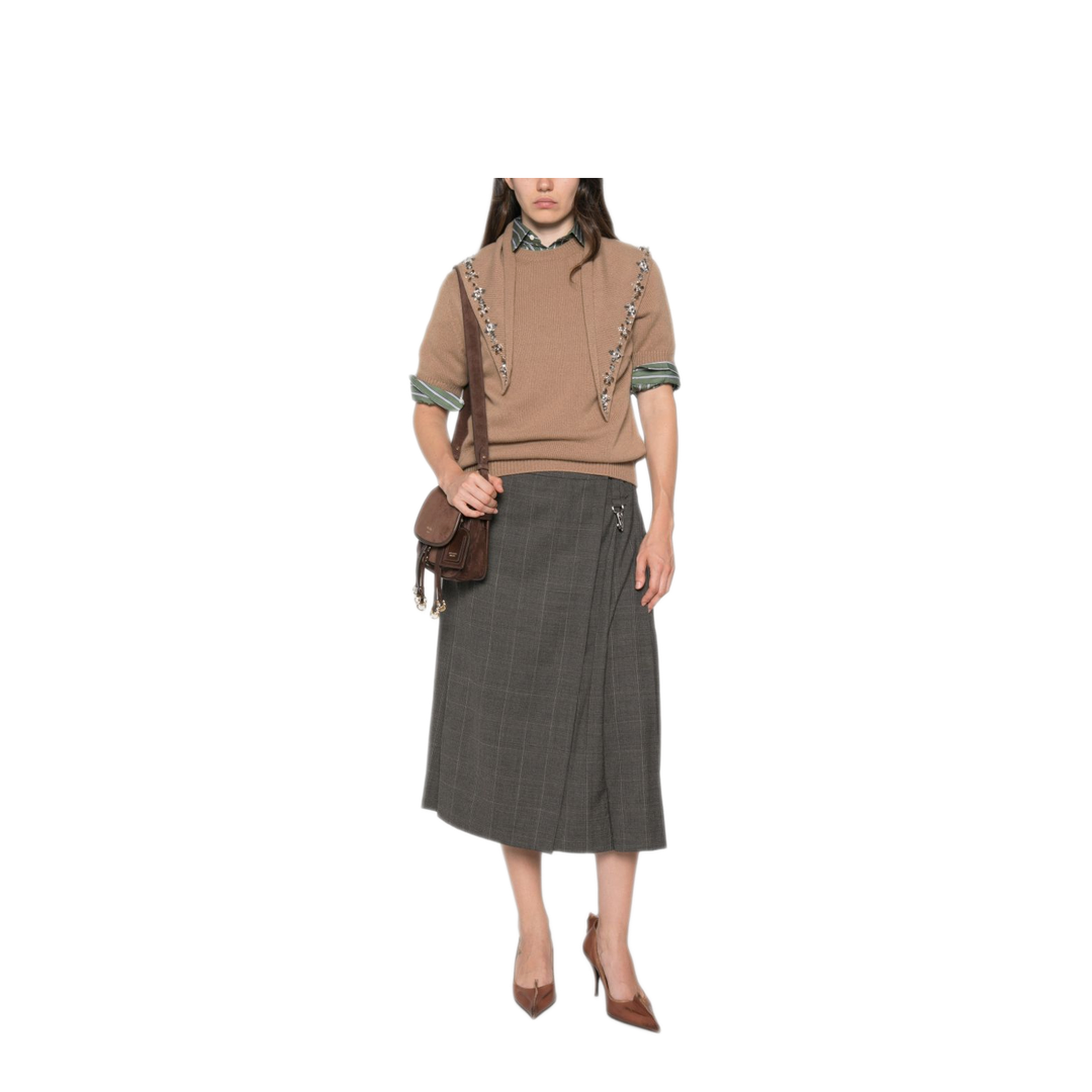 MAYFEYR - Prada - Sweaters Camel - P24D3G17E2F0040