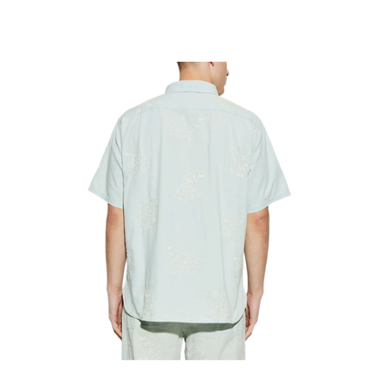 MAYFEYR - Kenzo - Embroidered Short Sleeve Shirt - FG55DC1047F0DY