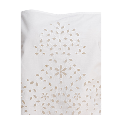 MAYFEYR - Self Portrait - Cotton Embroidered Top - SS25138TWWHITE