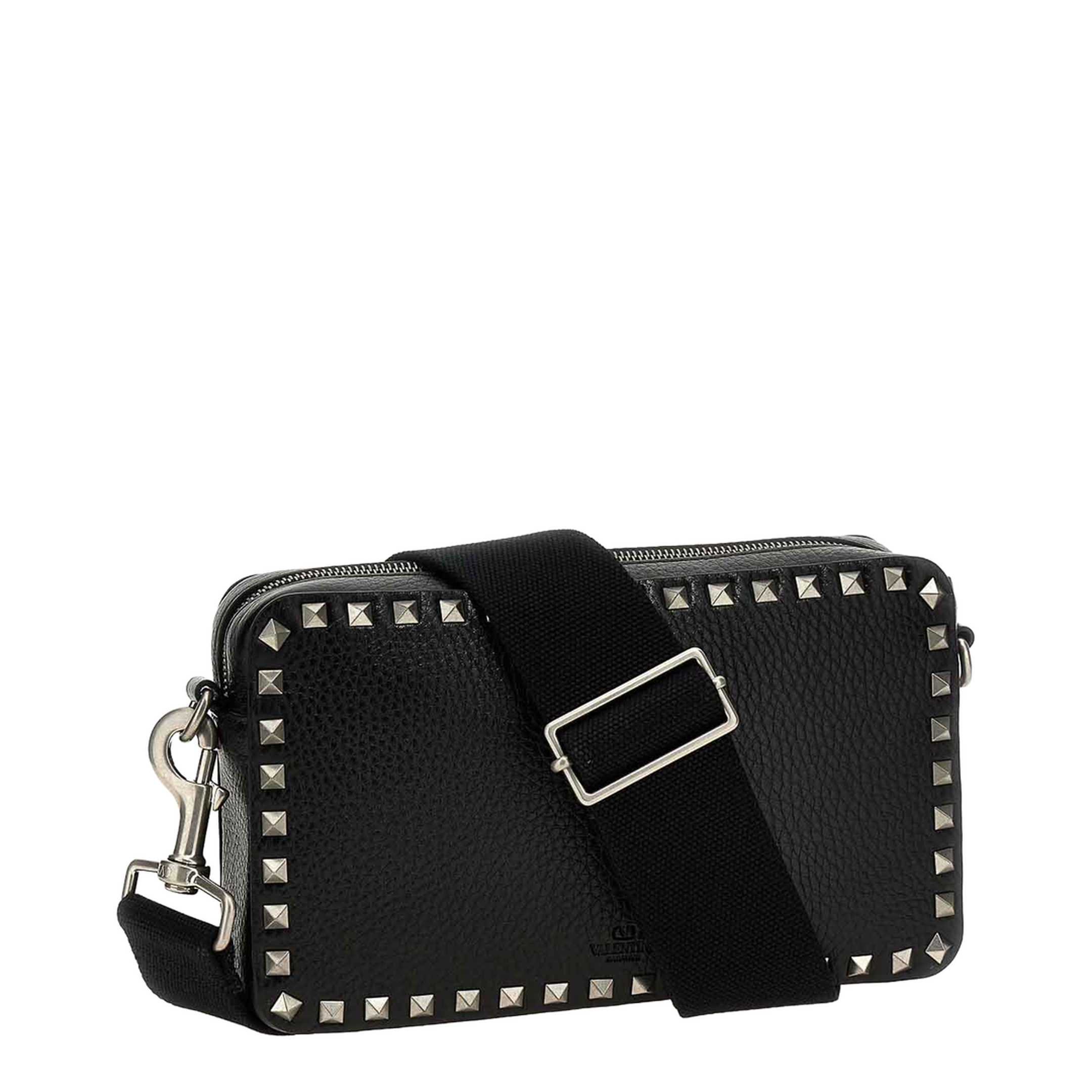 Rockstud Grenade Leather Crossbody Bag