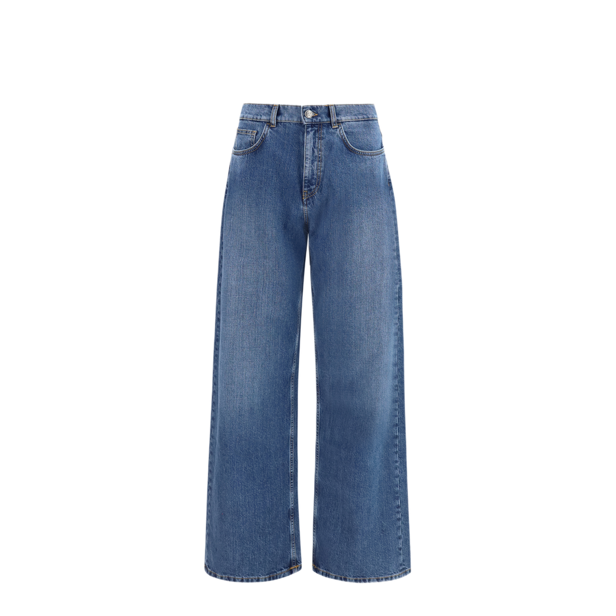 MAYFEYR - Palm Angels - Wide Leg Jeans With Back Logo - PAMYA001DN0014444