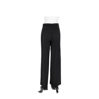 Wool Chalk Stripe Trousers