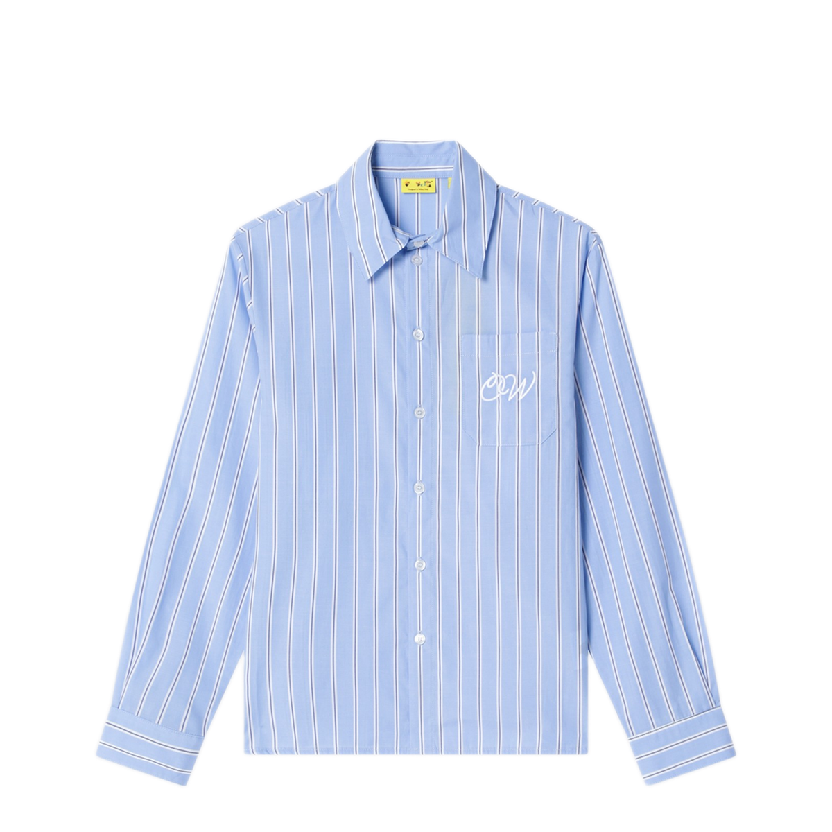 MAYFEYR -  - Light Blue Striped Cotton Shirt - OBGA00AS26FAB0024030