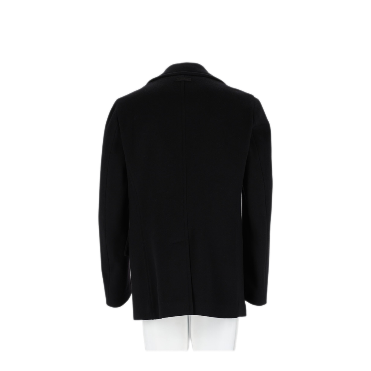 Black Virgin Wool Sports Jacket