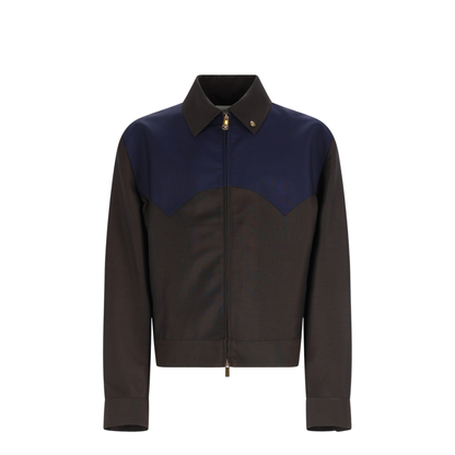 Men's Zipped Jacket Brown