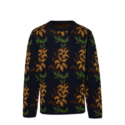 Blue Virgin Wool Sweater
