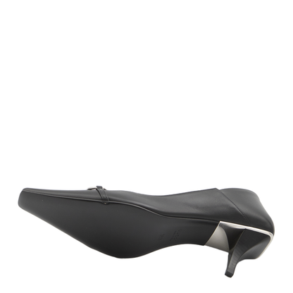 Vittoria Pump in Black Leather