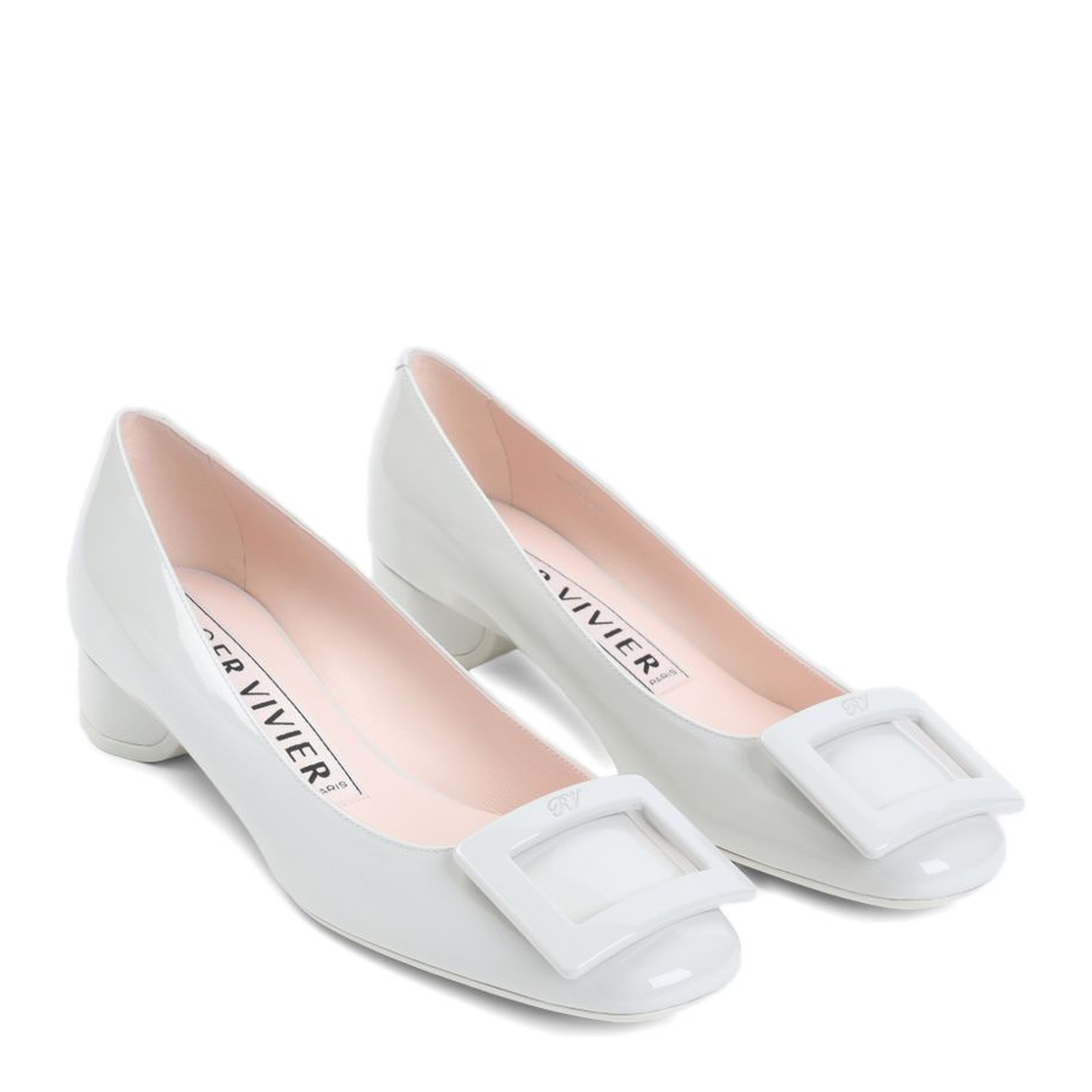 U Look Ballerinas in Patent Leather - Ice Gray