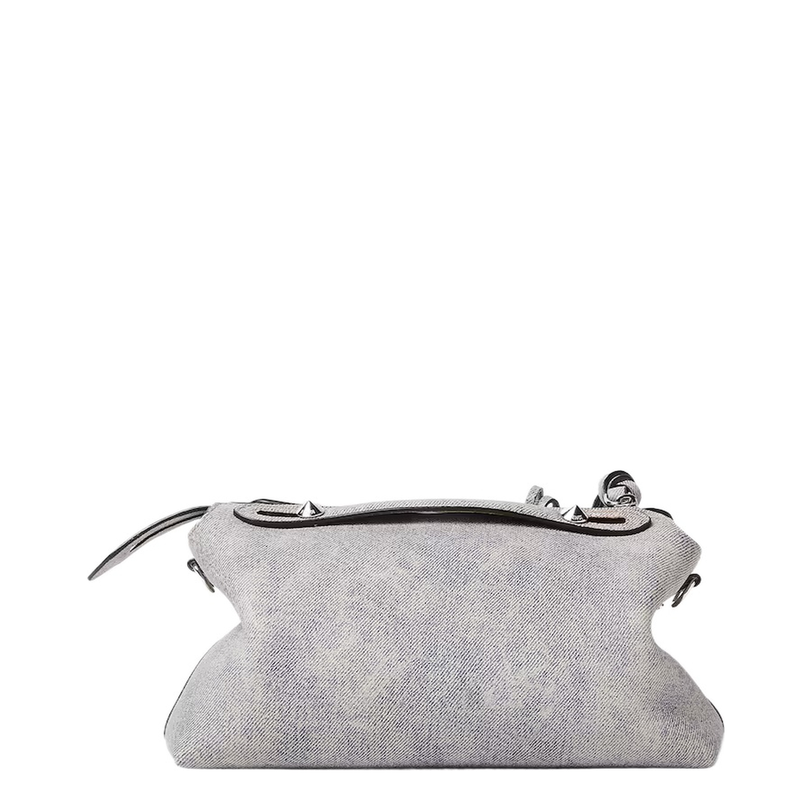 By The Way Medium Leather Satchel - Gray