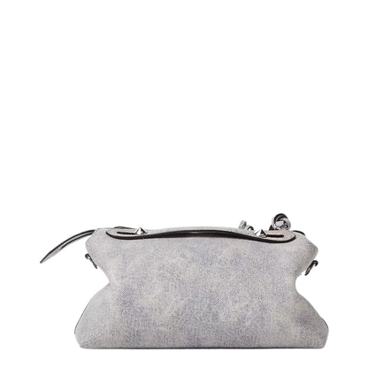 By The Way Medium Leather Satchel - Gray