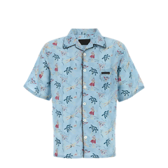 Printed Satin Shirt
