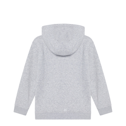 Gray Hoodie with Embroidered Logo