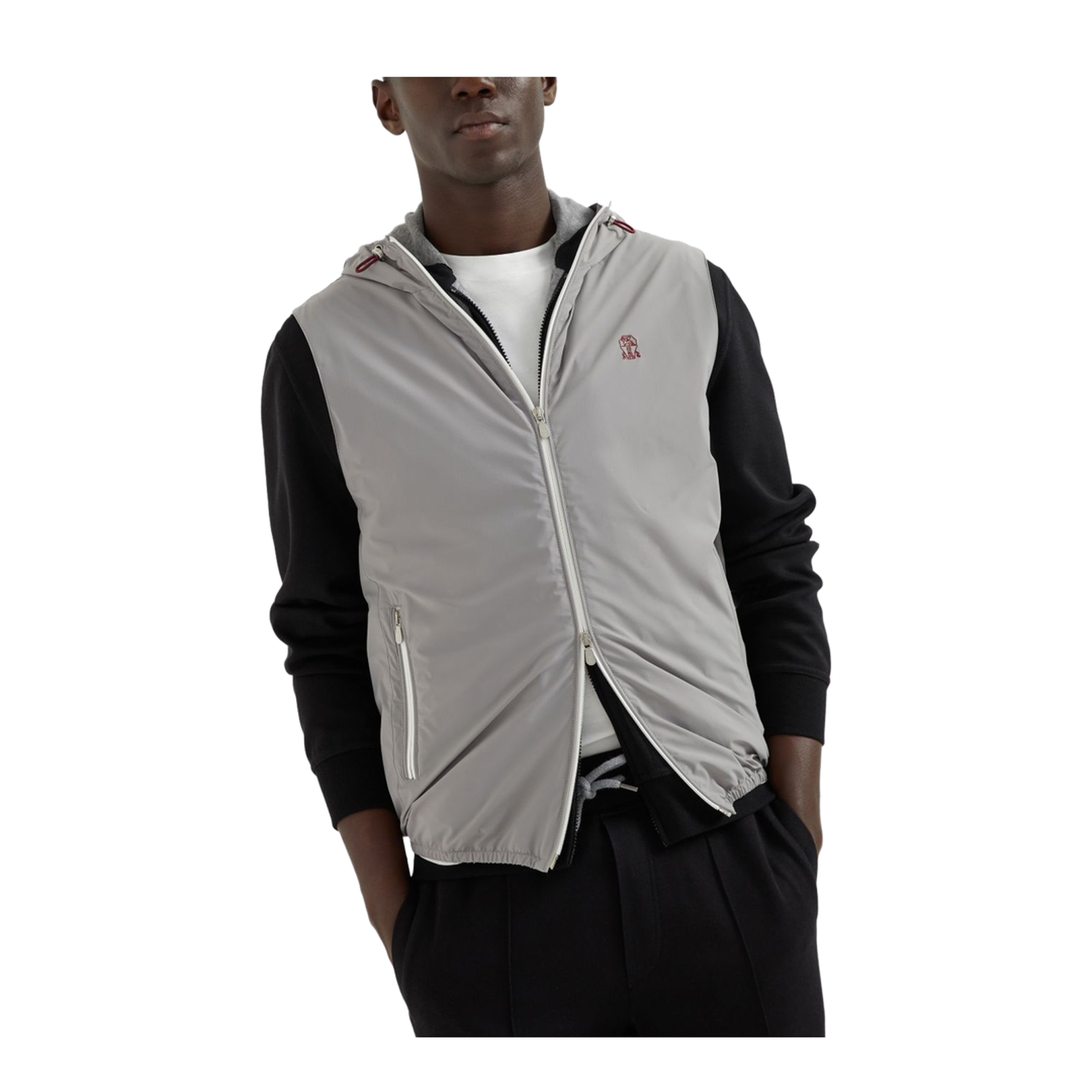 Grey Water-Repellent Vest