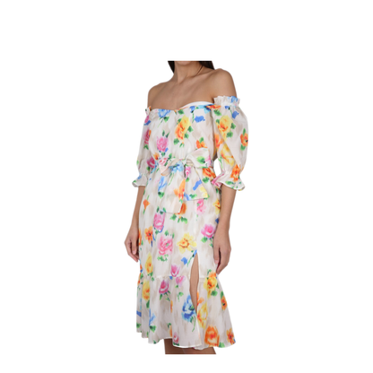 MAYFEYR - BOUTIQUE MOSCHINO - Dress With Floral Pattern - 042608361888