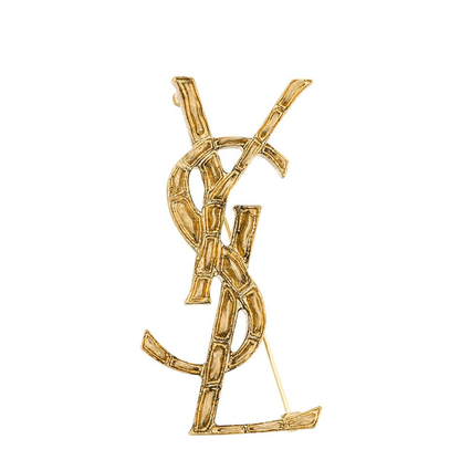CASSANDRE Crocodile Brooch in Metal in Gold