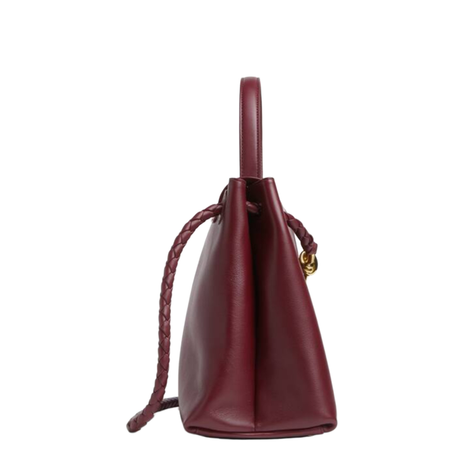 Silky Calfskin Top Handle Bag