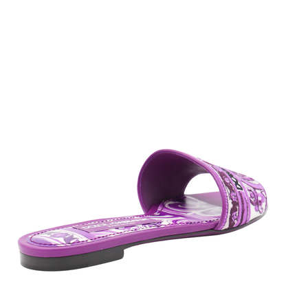 Embroidered Slides in Multicolor