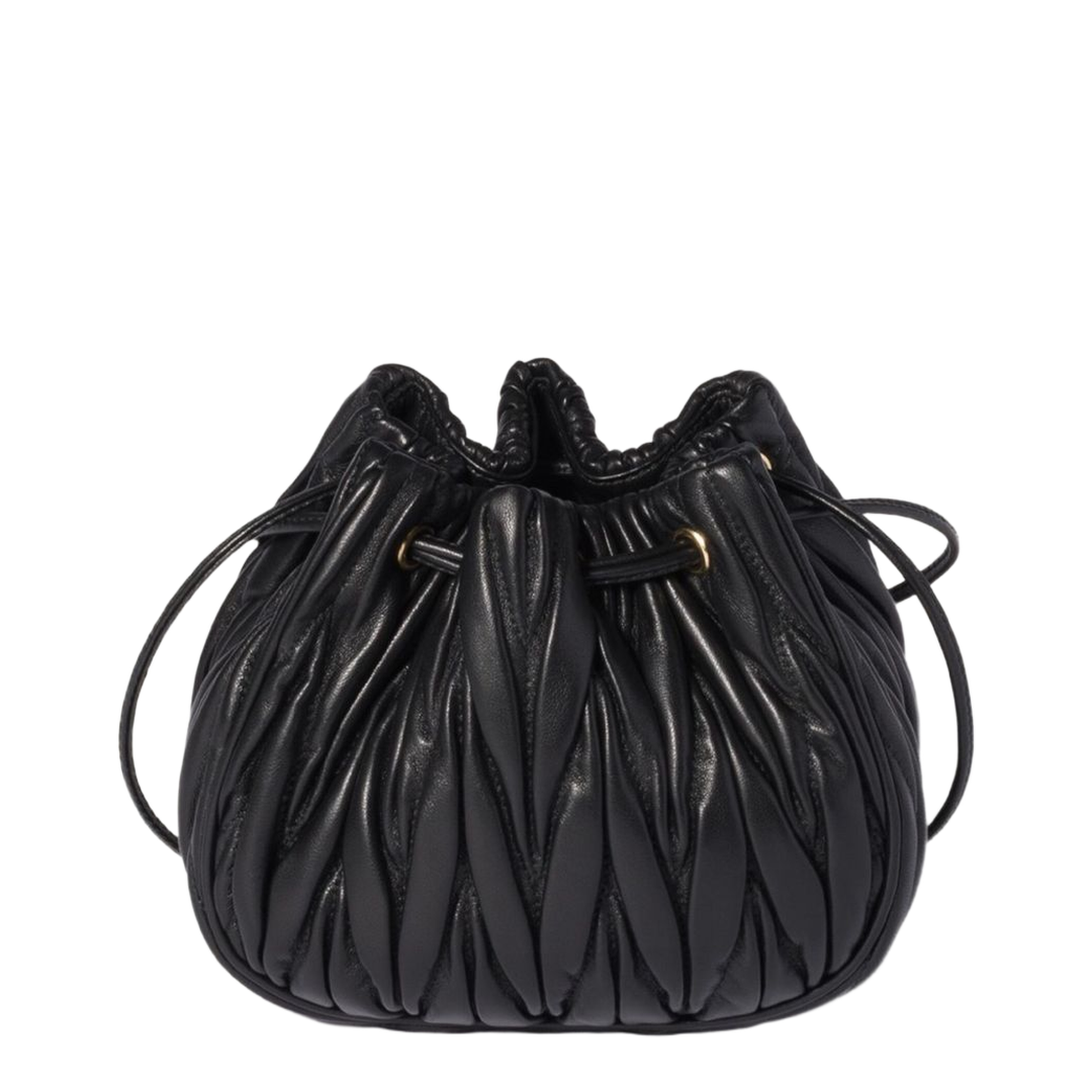 Black Nappa Leather Pouch