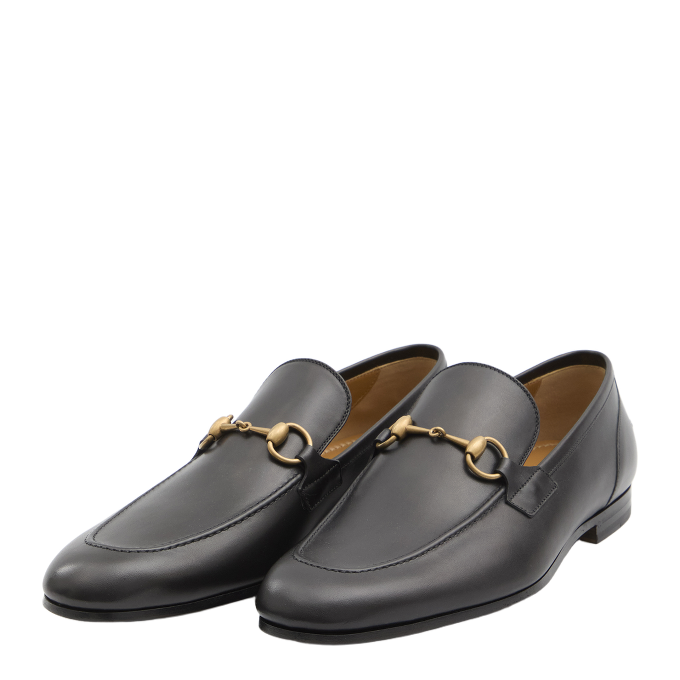 Black Leather Jordaan Loafer