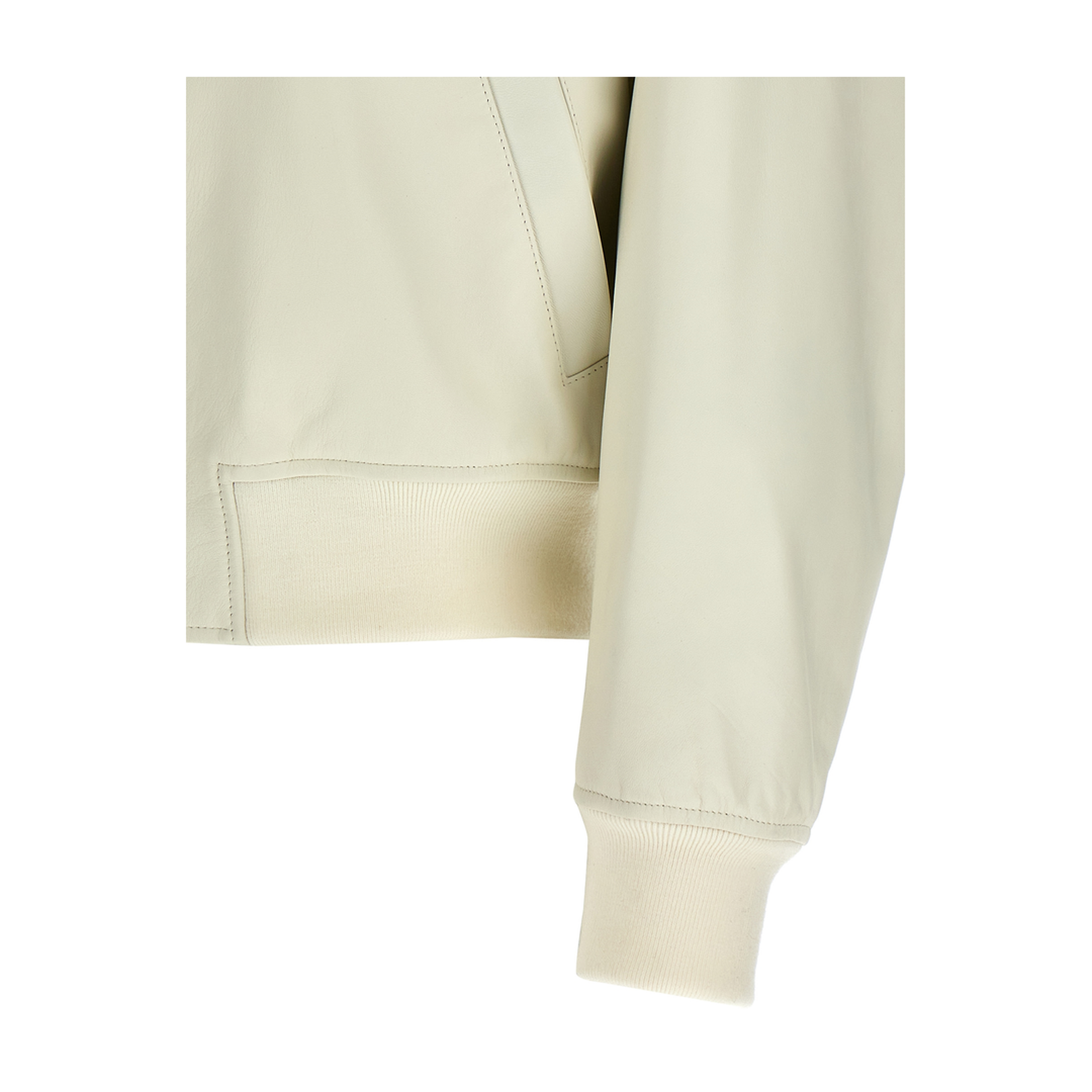 Leather Bomber Jacket