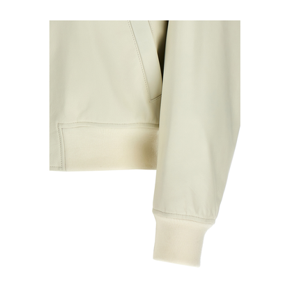 Leather Bomber Jacket