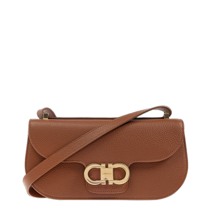 Leather shoulder bag
