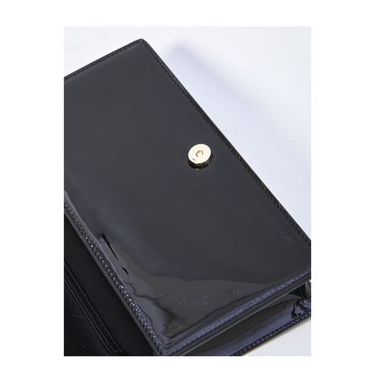 Bettina Clutch Leather Black