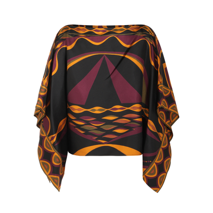 Printed Silk Blouse