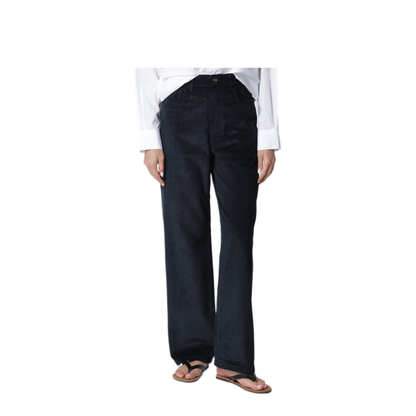 MAYFEYR - Róhe - Midnight Blue Corduroy Trousers - 418-30-219CO402