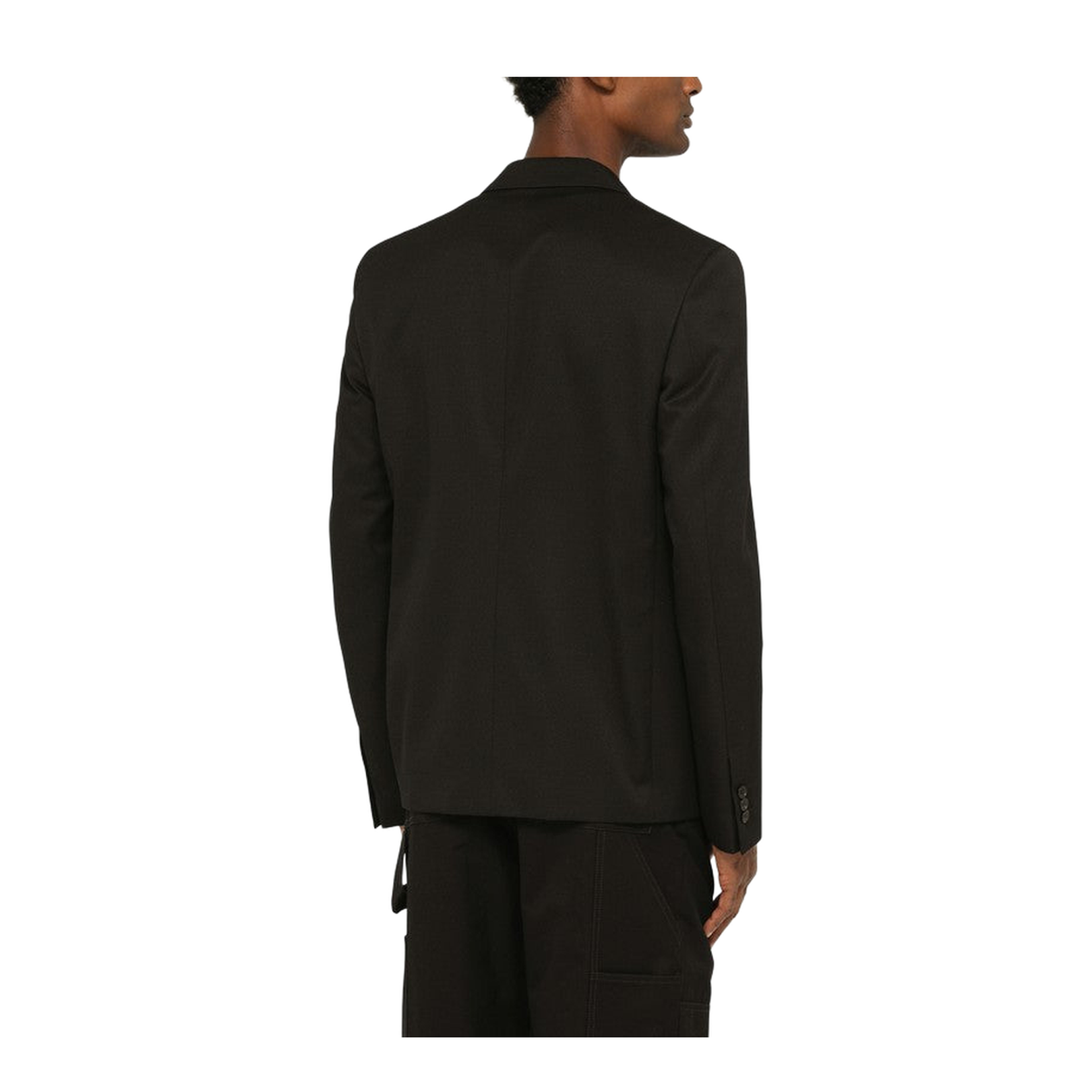 Classic Black Wool Blazer