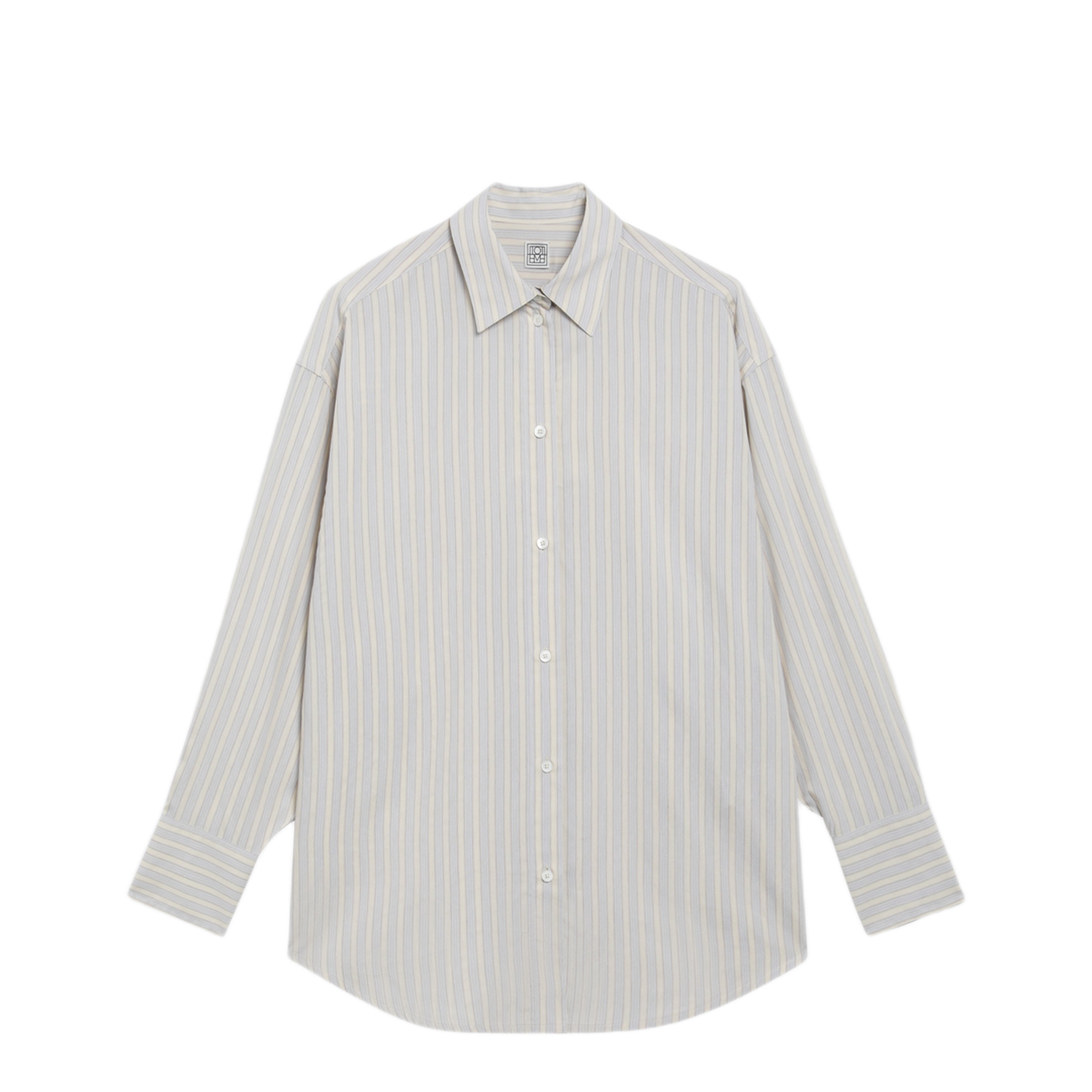MAYFEYR - Toteme - Oversized Yellow Sky Blue Striped Shirt - 263-WRT0621FB0689394