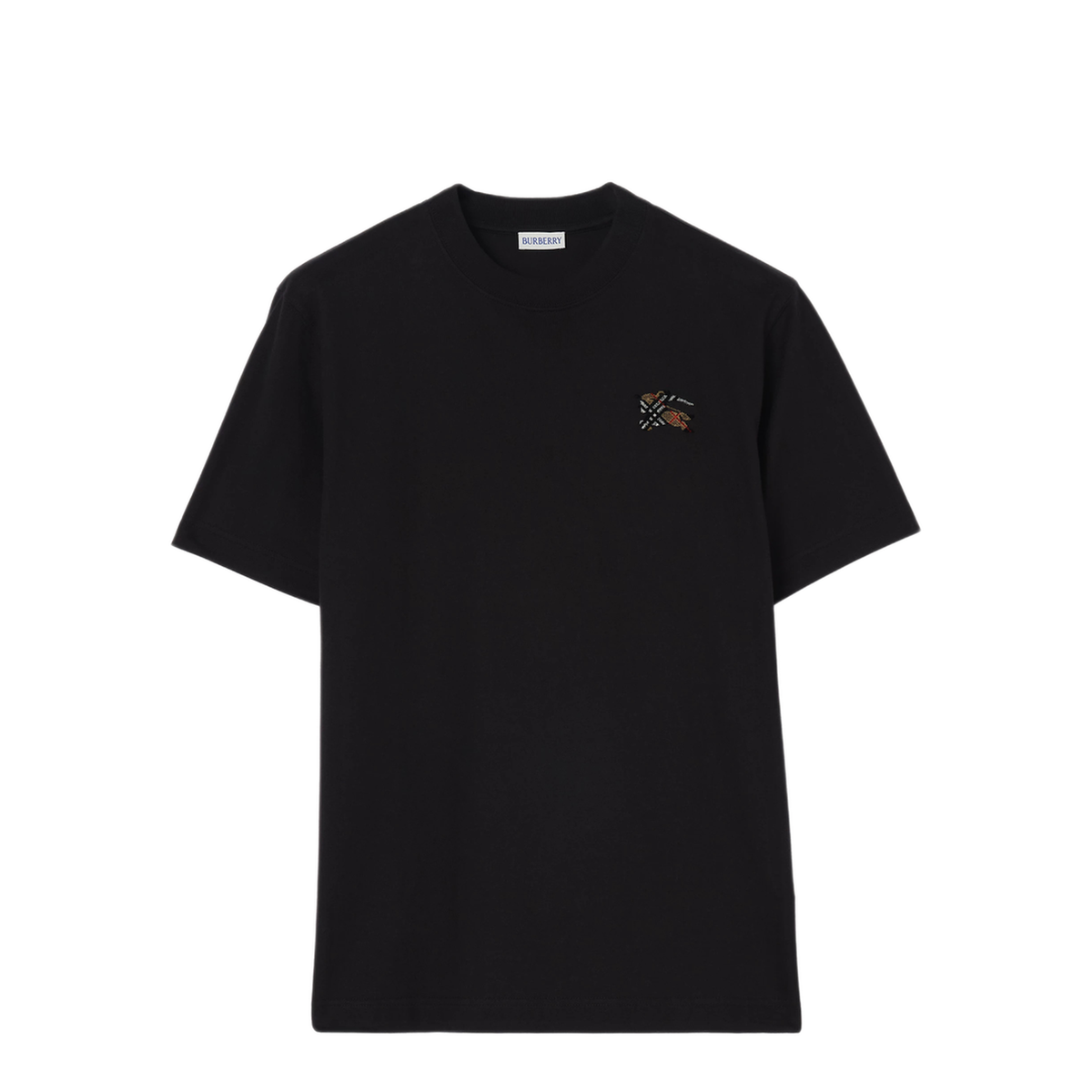 Black Cotton T Shirt