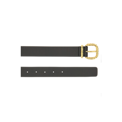 Coaxial Loop Belt in Black